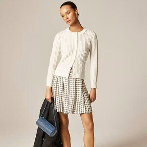 J.Crew Pleated Prep Skirt in Foulard Print - 8